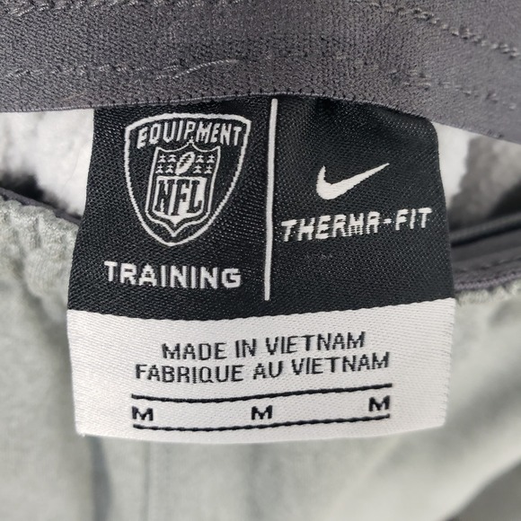 Nike Cleveland Browns Therma Fit Fleece Sweatpants Mens M Gray NFL Training Pant - Picture 5 of 8